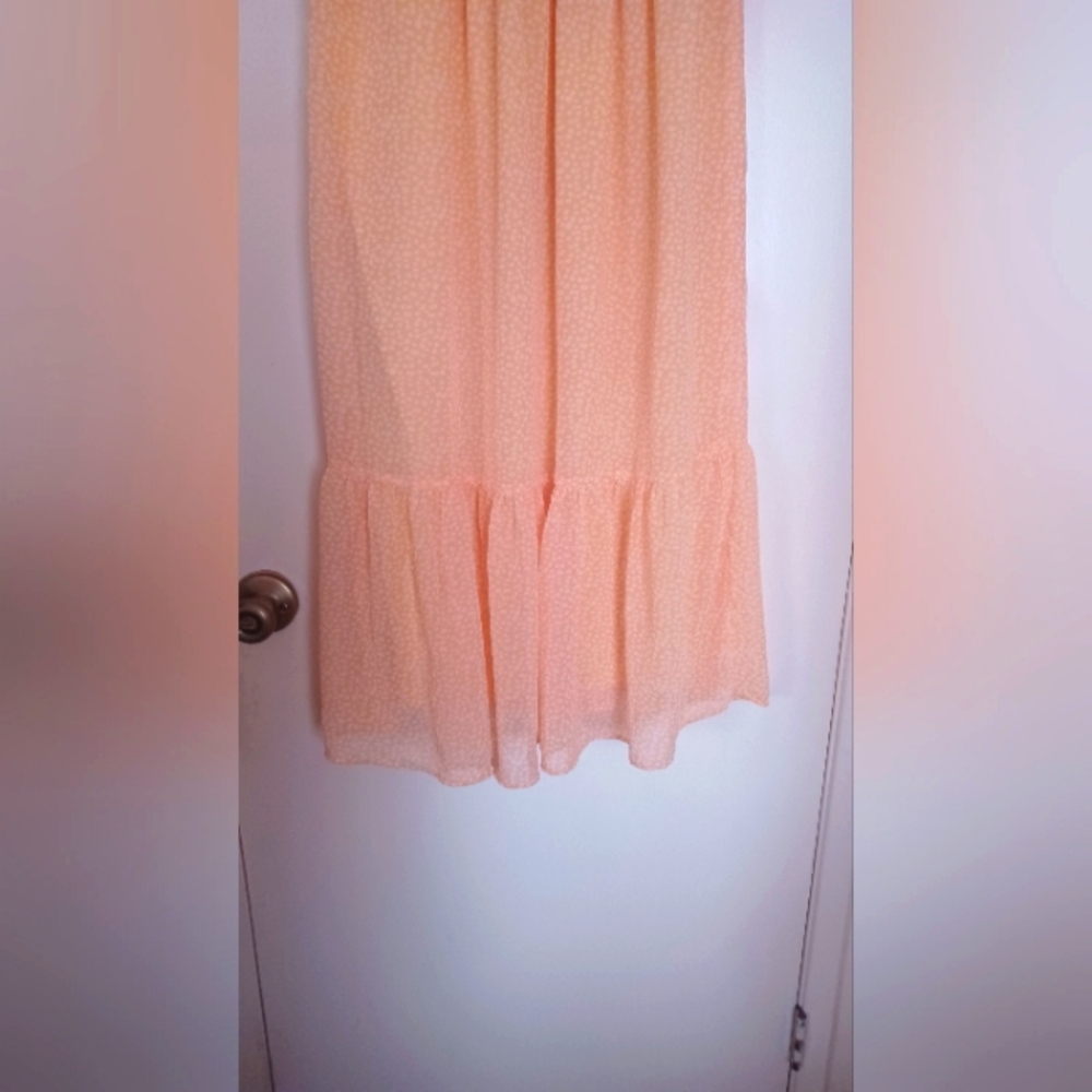 🌼Mimi Chica Yellow Patterned Maxi Dress Size Large, Party, Brunch, Vacation - Picture 3 of 4